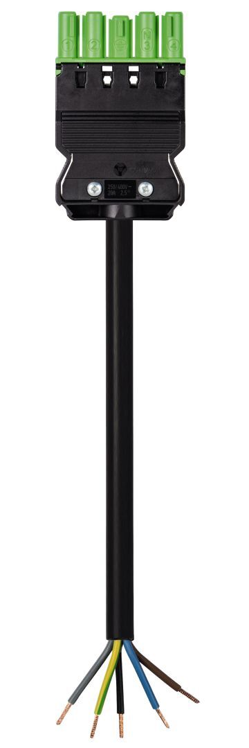 GST18I5 AANSLUITSNOER FEMALE 1,5MM² 8 METER B2CA GROEN GST18I5 AANSLUITSNOER FEMALE 1,5MM² 8 METER B2CA GROEN