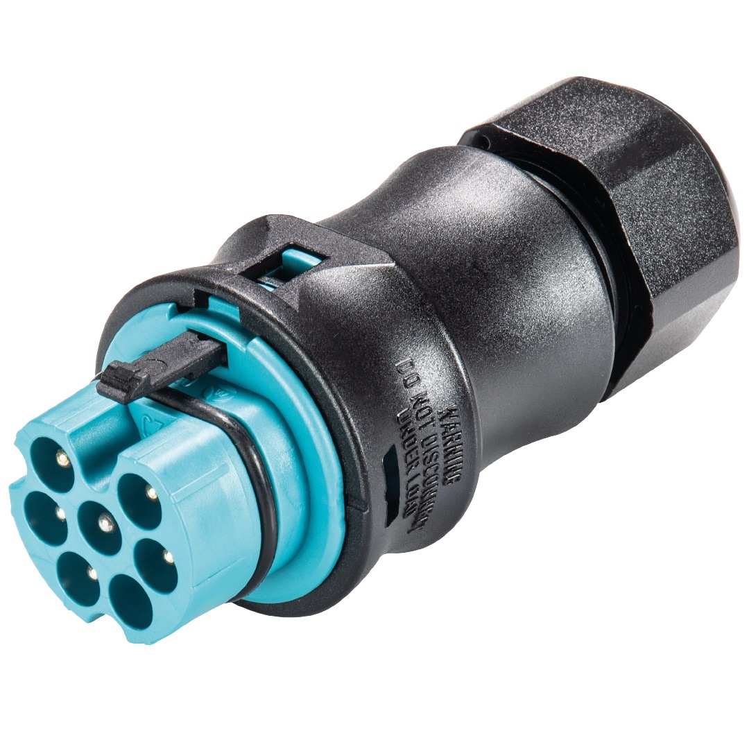 RST20I6 CONNECTOR MALE KRIMP TURQUOISE