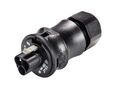 RST20I3 KABELSTEKER MALE ZWART 40822