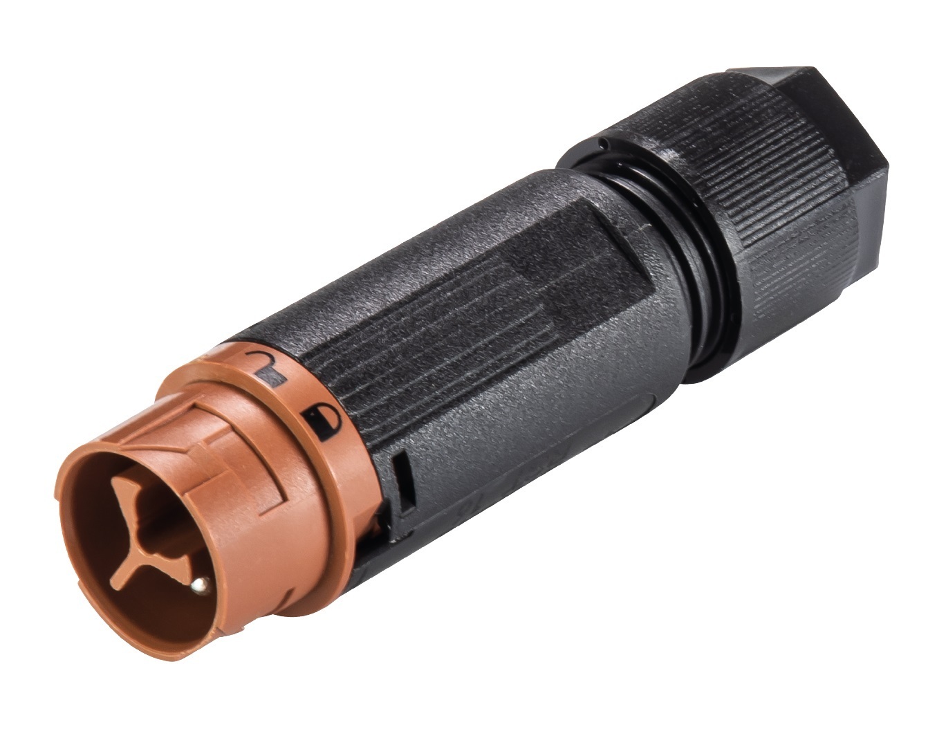 RST16I2 MALE CONNECTOR 2-POLIG+TREKONTLASTING 5,0-9,5MM² SCHROEF