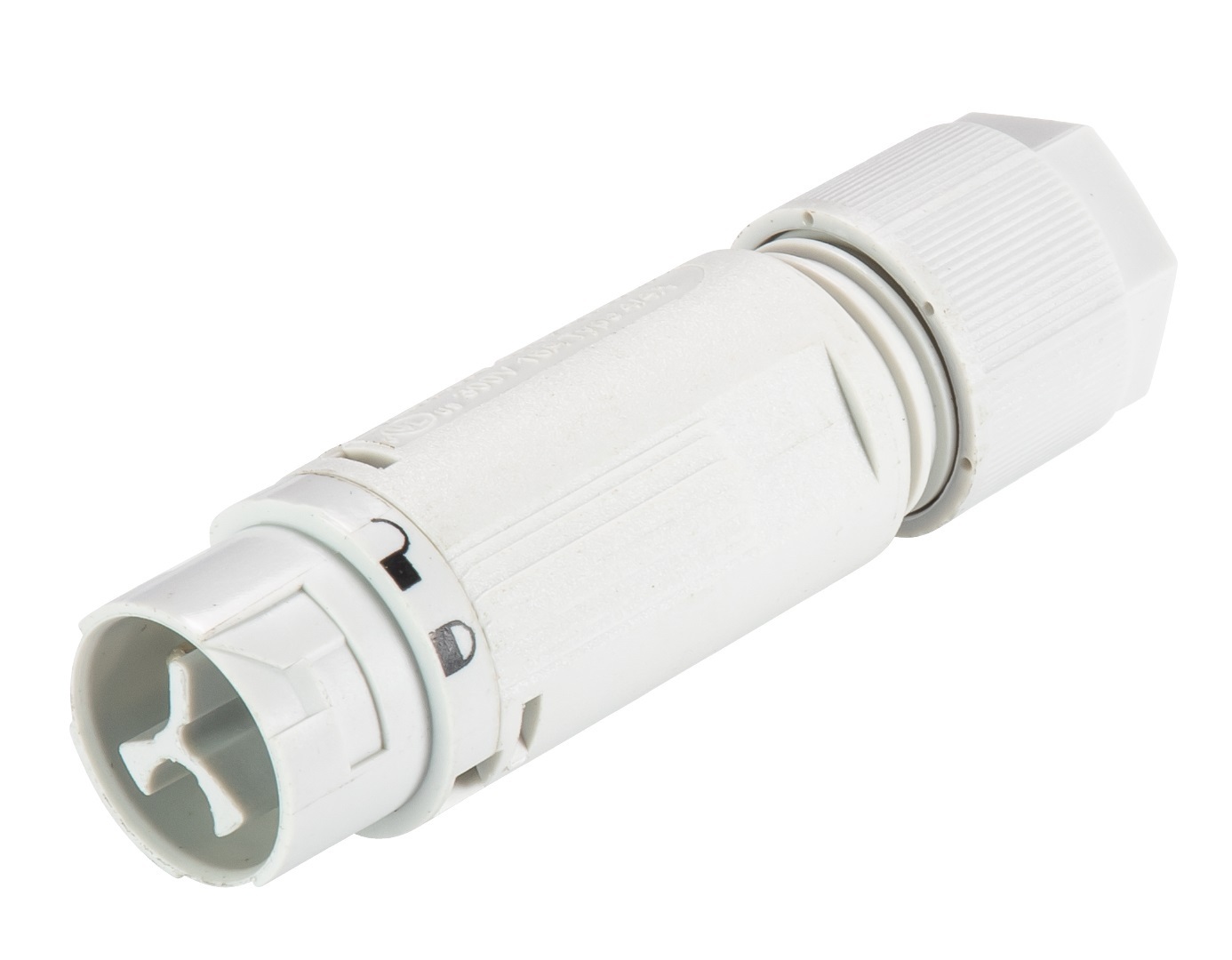 RST16I2 MALE CONNECTOR 2-POLIG+TREKONTLASTING 5,0-9,5MM² SCHROEF