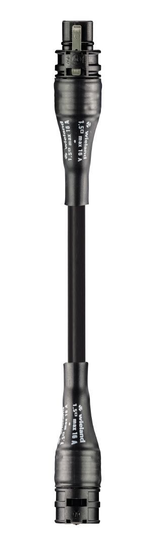 RST20I3 KOPPELSNOER 1,5MM² 3M ZWART RUBBER 60°C