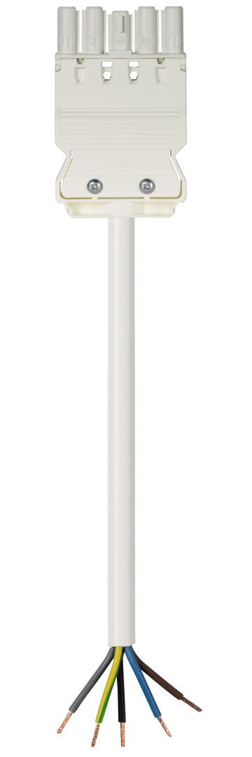 GST18I5 AANSLUITSNOER FEMALE 1,5MM² 8 METER B2CA WIT