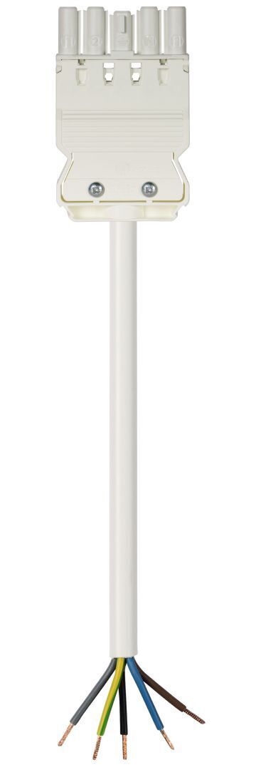 GST18I5 AANSLUITSNOER FEMALE 1,5MM² 8 METER B2CA WIT