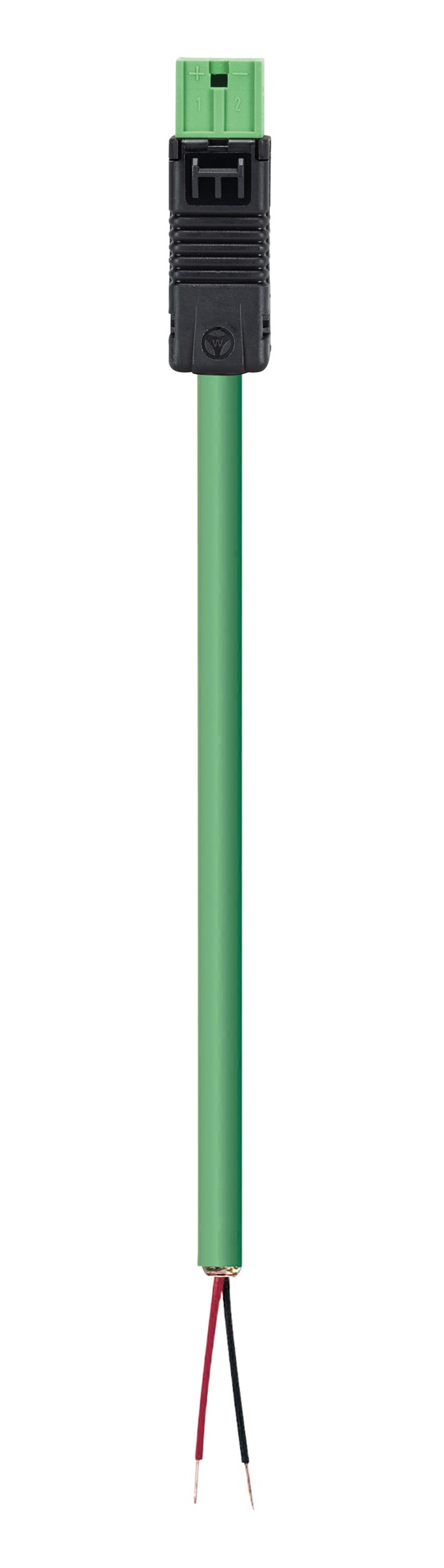 BST14I2 AANSLUITSNOER MALE 0,5MM² 4 METER PVC ECA 70°C GROEN