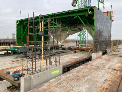 Tunnel formwork building